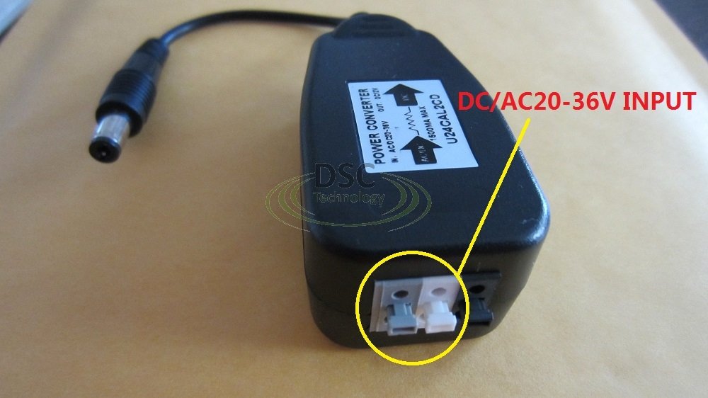 Power Converter 24V AC to 12V DC Max 1.5A Output