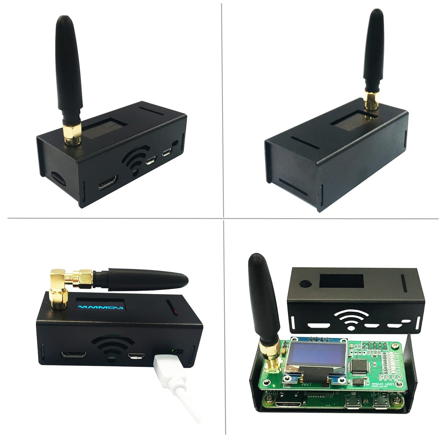 Dikkod MMDVM Hotspot Spot Radio WiFi Digital Voice Modem Raspbery Zero W with Firmware V4 Ethernet Adapter Supports DMR C4FM YSF NXDN DSTAR P25