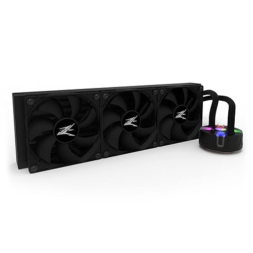 Zalman Reserator 5 360mm AIO Liquid Cooler w/Dual Blade Water Pump, Addressable RGB Header, PWM Control, All in One CPU Cooler for Intel and AMD
