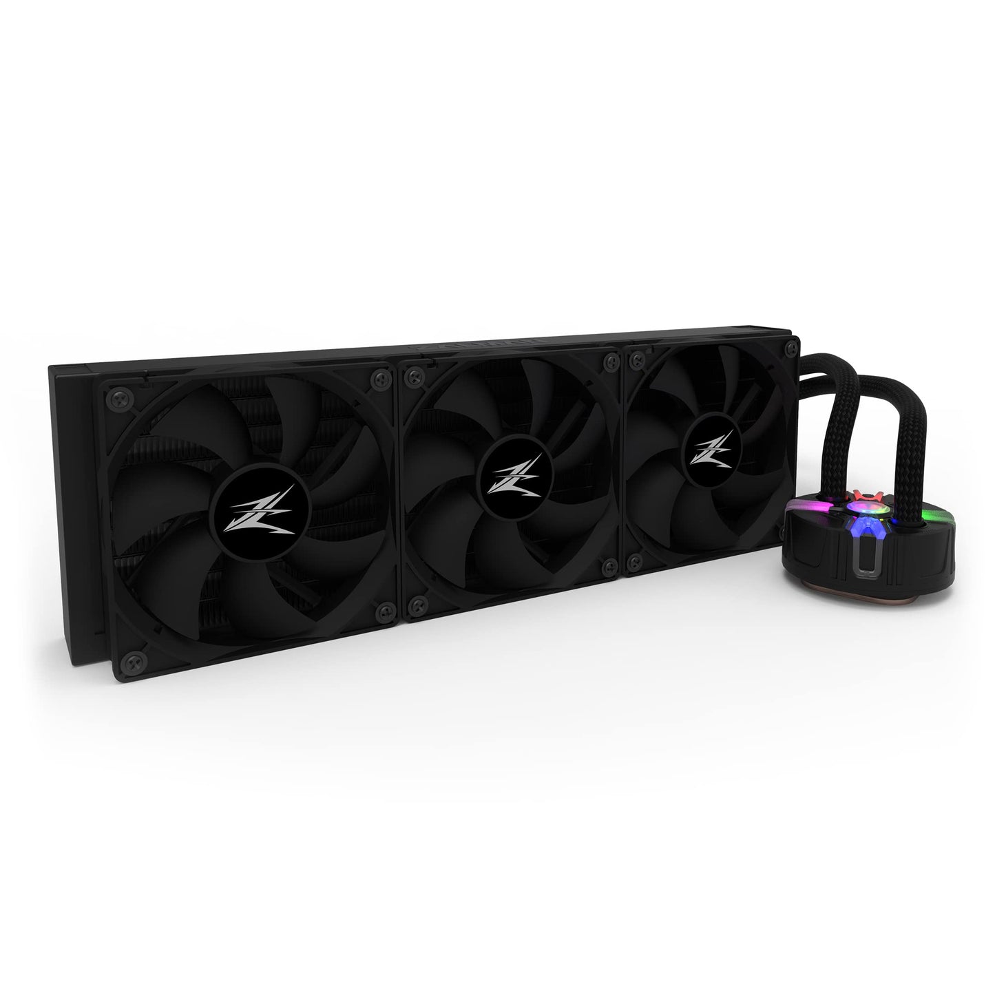 Zalman Reserator 5 360mm AIO Liquid Cooler w/Dual Blade Water Pump, Addressable RGB Header, PWM Control, All in One CPU Cooler for Intel and AMD