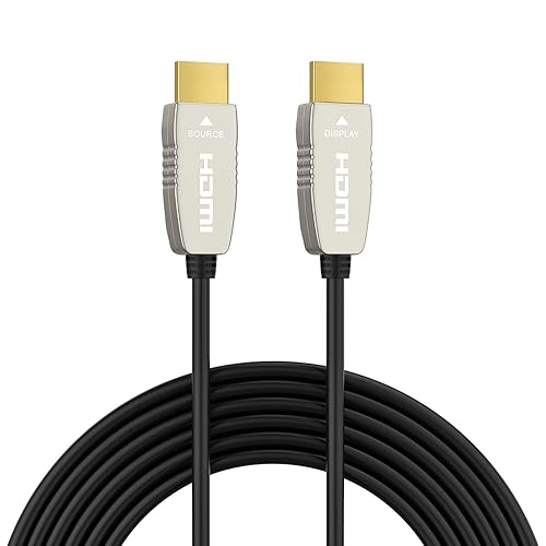 RUIPRO 4K HDMI Fiber Optic Cable 40FT 18Gbps 4K@60Hz ARC HDR10 Ultra Slim Flexible HDMI 2.0b Cable