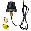 Kaunosta 4G LTE Omni-Directional Waterproof Antenna, 700-2700 MHz, 7dbi Gain, SMA Male Connector, RG174 Cable, 5ft, Signal Booster Repeater