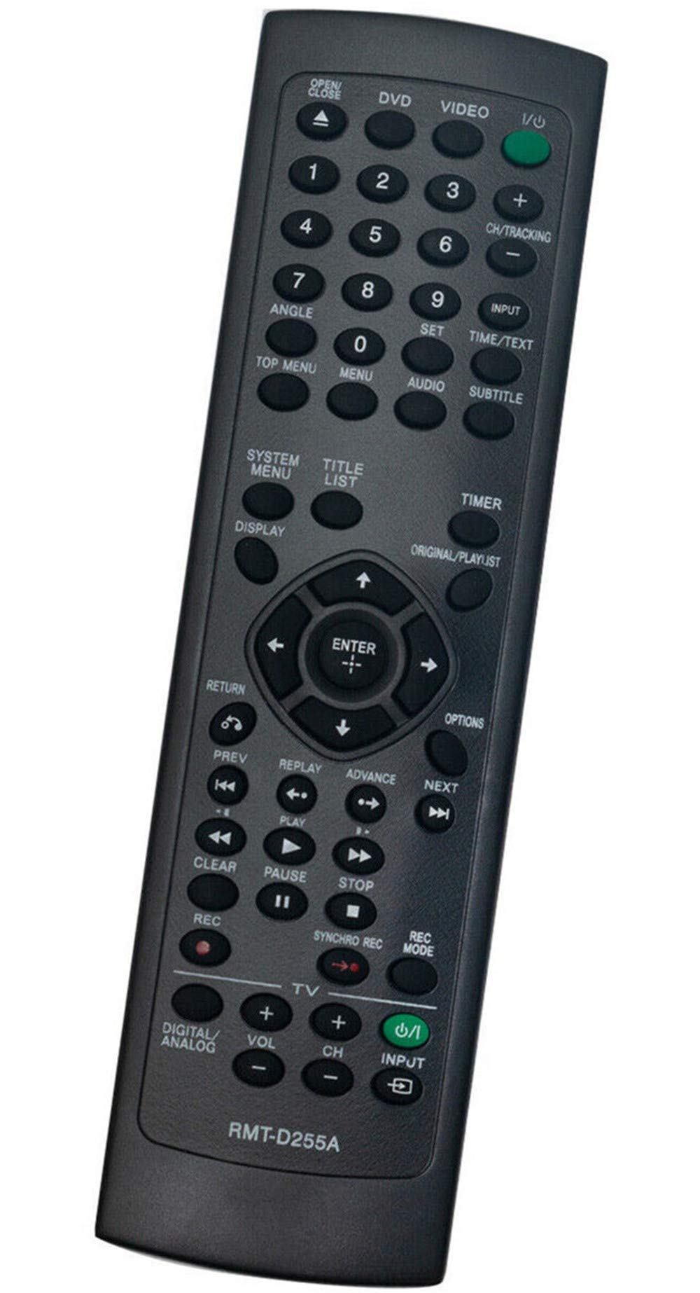 New RMT-D255A Replace Remote Control Compatible with Sony VCR DVD RDR-RDRVX535 RDRVX560VX535 RDR-VX560