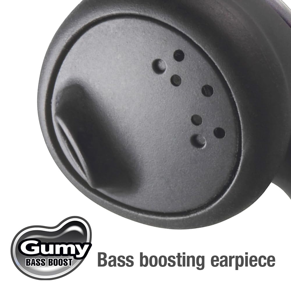 JVC HAF160B Gumy Ear Bud Headphone Black