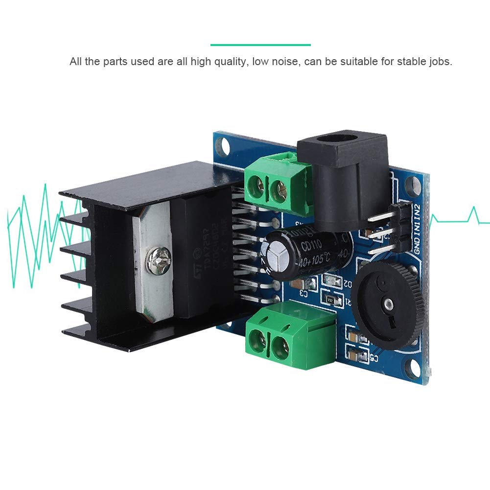 TDA7297 Power Amplifier Module,15W+15W Channel Suitable for 4-8 ohms 10-50W Speakers Digital Stereo Audio Power Amplifier, DIY Sound System Component