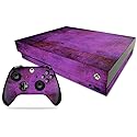 MightySkins Skin Compatible with Microsoft Xbox One X - Purple Sky | Protective, Durable, and Unique Vinyl Decal wrap Cover | Easy to Apply, Remove