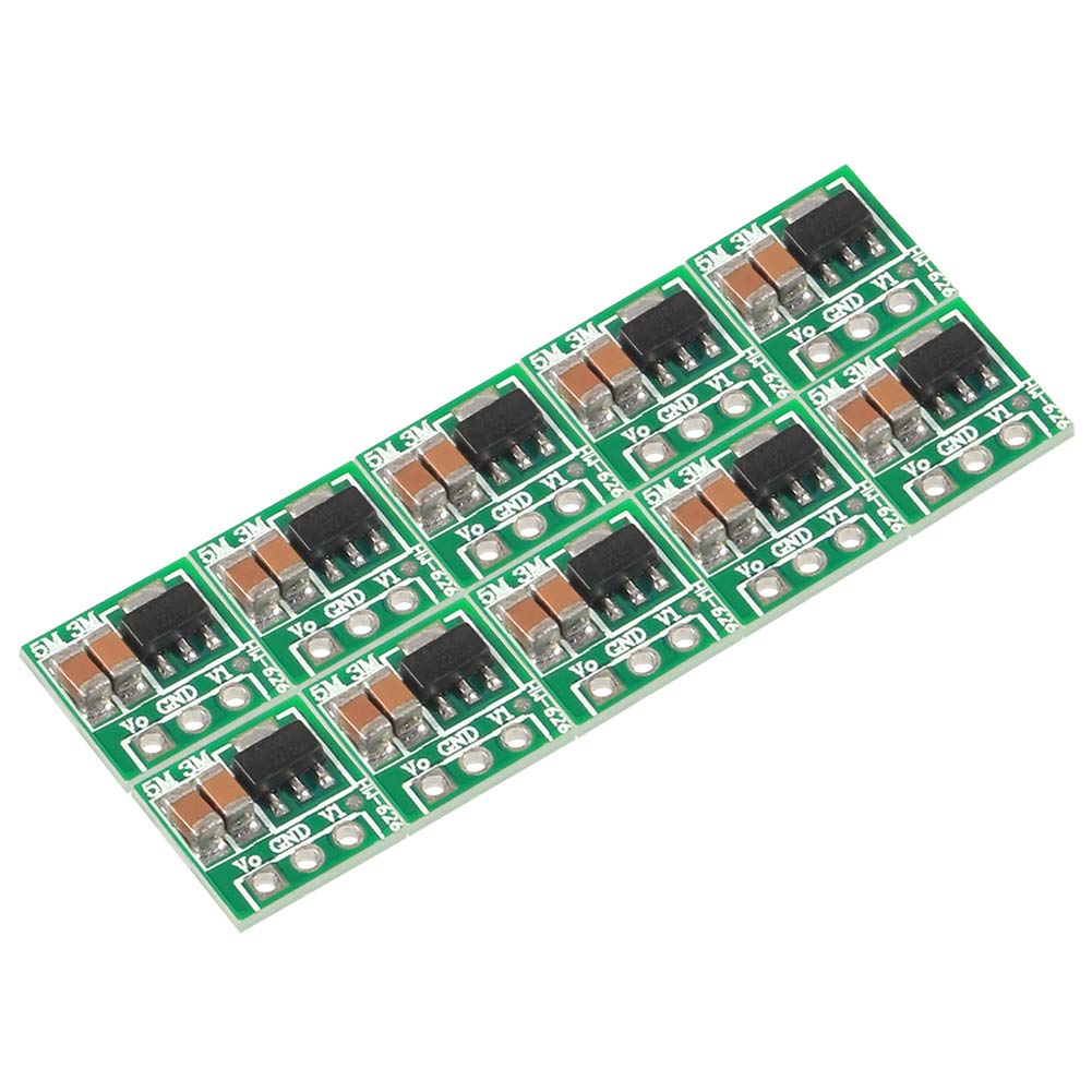 AITRIP 10PCS DC-DC Boost Converter Module, 0.9-5V to 5V Step Up Power Module Voltage Boost Converter Board