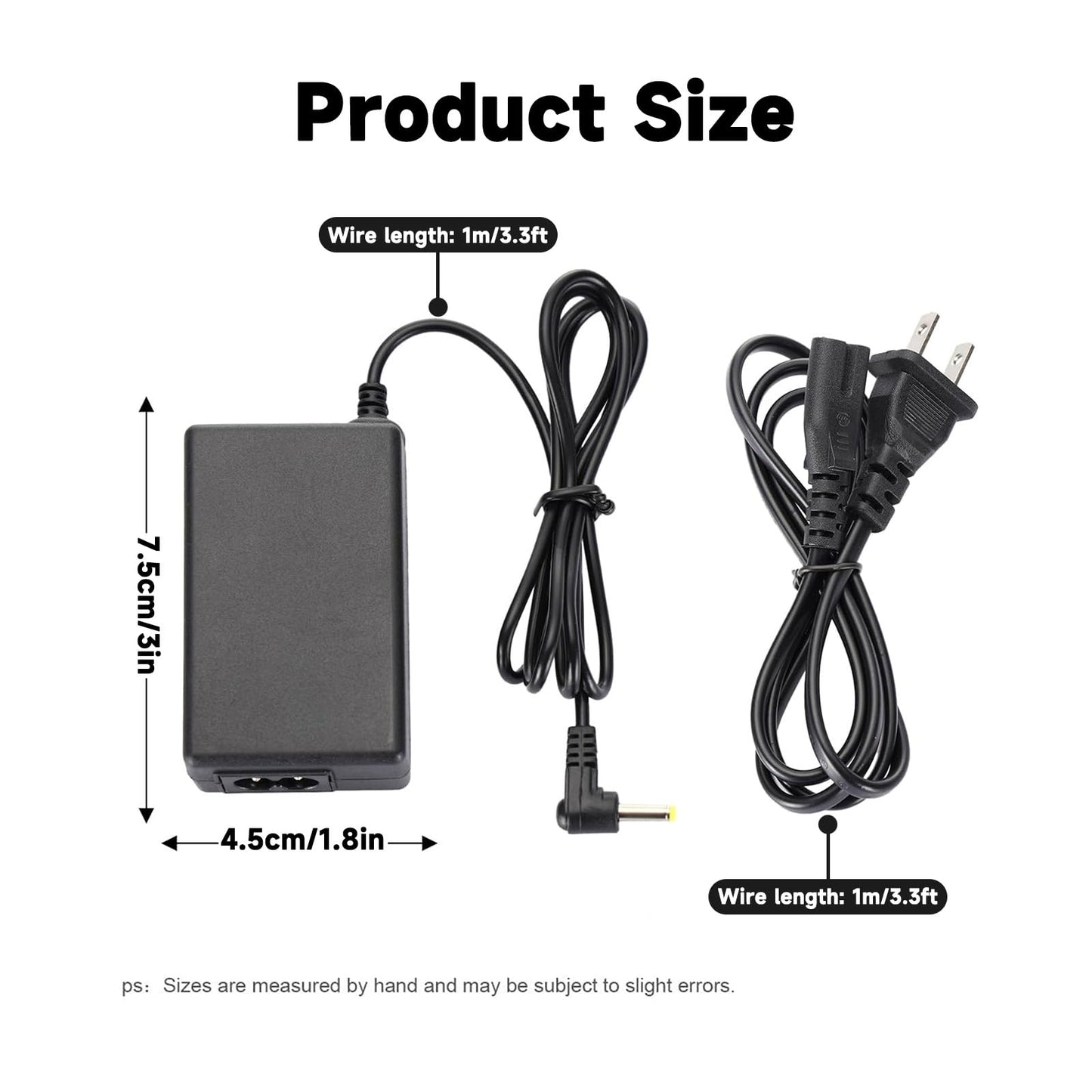 Replacement PSP Charger AC Adapter 5V Compatible with Sony PSP 1000 PSP Slim & Lite 2000 3000 PSP-110 PSP-1001 Series PSP-1001, 2001, PlayStation…