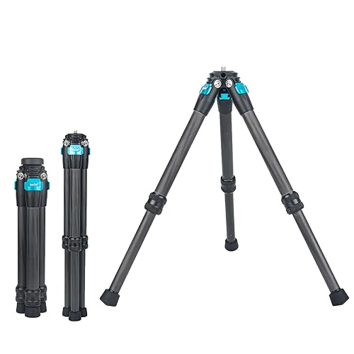 True Carbon Fiber Mini Tripod, Desktop Tabletop Stand Compact Tripod for DJI Smooth 4, Osmo Mobile, Vimble 2, Gimbal Handle Grip Stabilizer,for