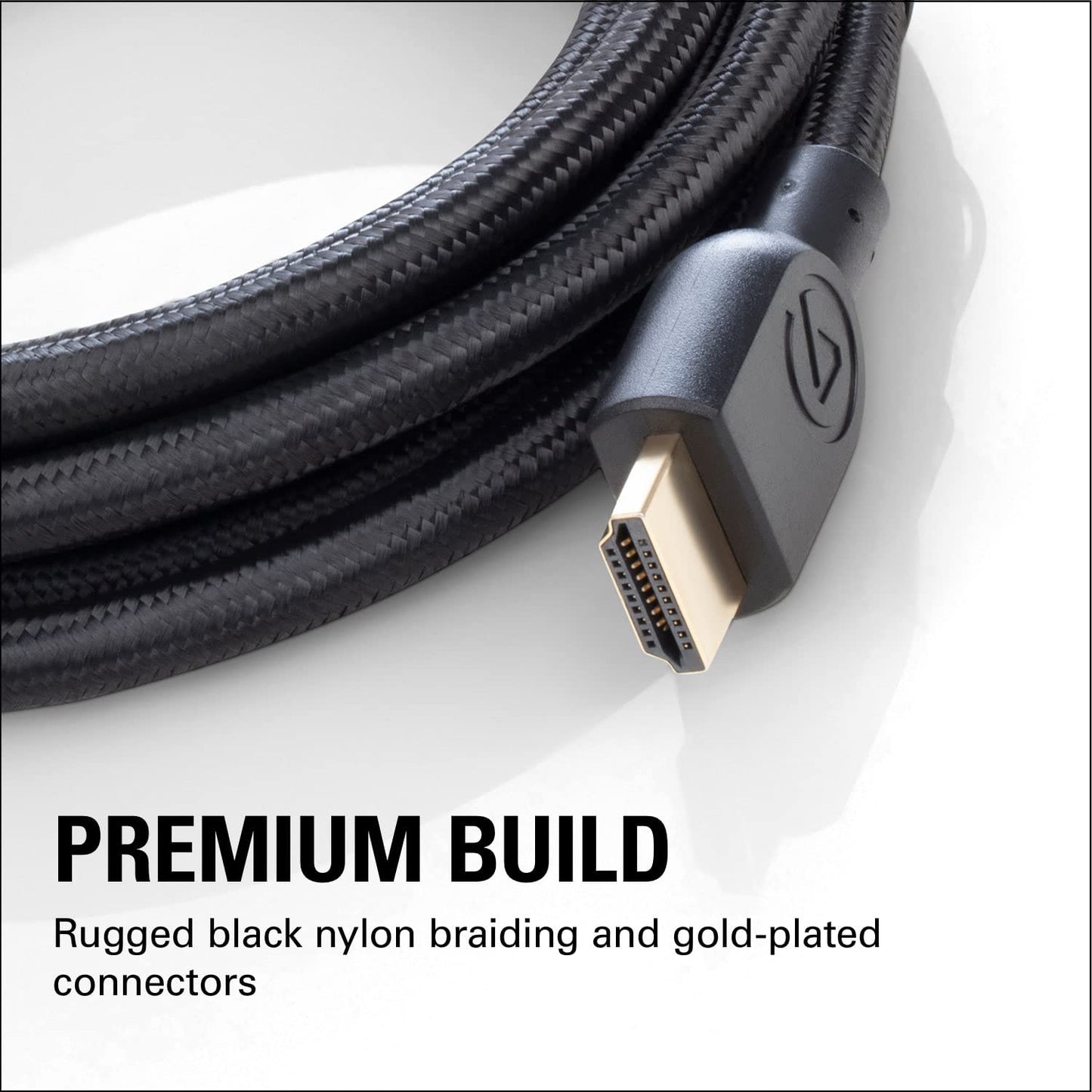 Elgato Ultra High Speed HDMI Cable - Certified HDMI 2.1, 48 Gbit/s, Supports 8K@60Hz, 4K@120Hz, Dynamic HDR, eARC, Dolby Atmos, Compatible with HD60