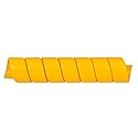 Caplugs SPSS Series - Plastic Safeplast Safe-Spirals, Spiral Wrap Hose & Cable Protector, Yellow HD-PE, 1.0" OD x 100' L Hydraulic & Pneumatic Hoses