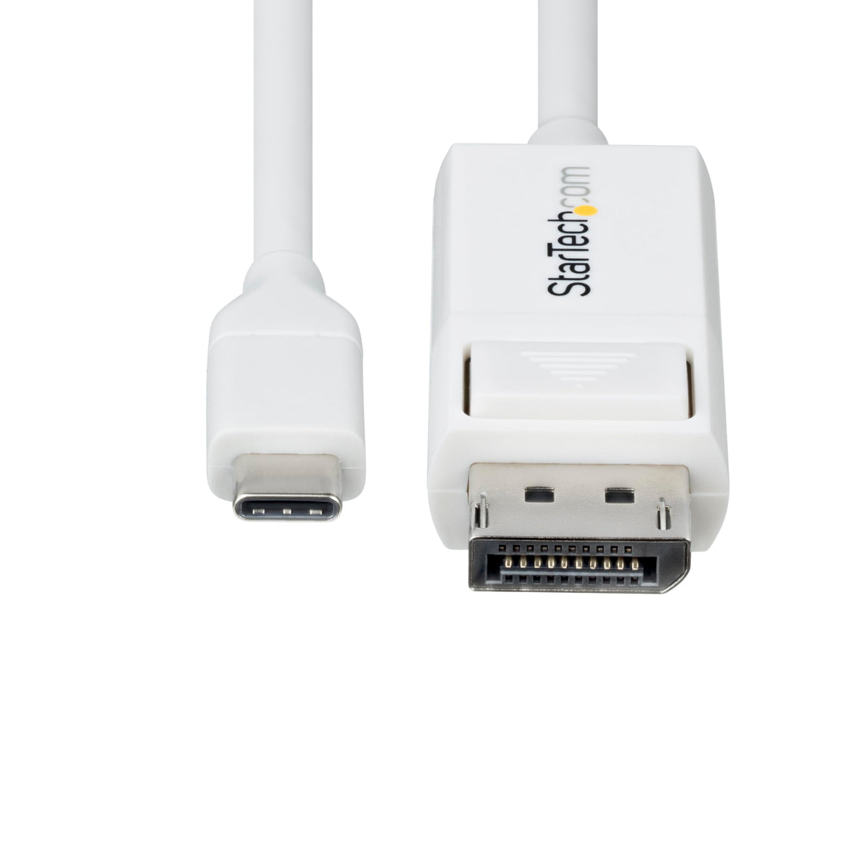StarTech 6ft USB-C to DisplayPort 1.2 Cable, 4K 60Hz, Bidirectional, White