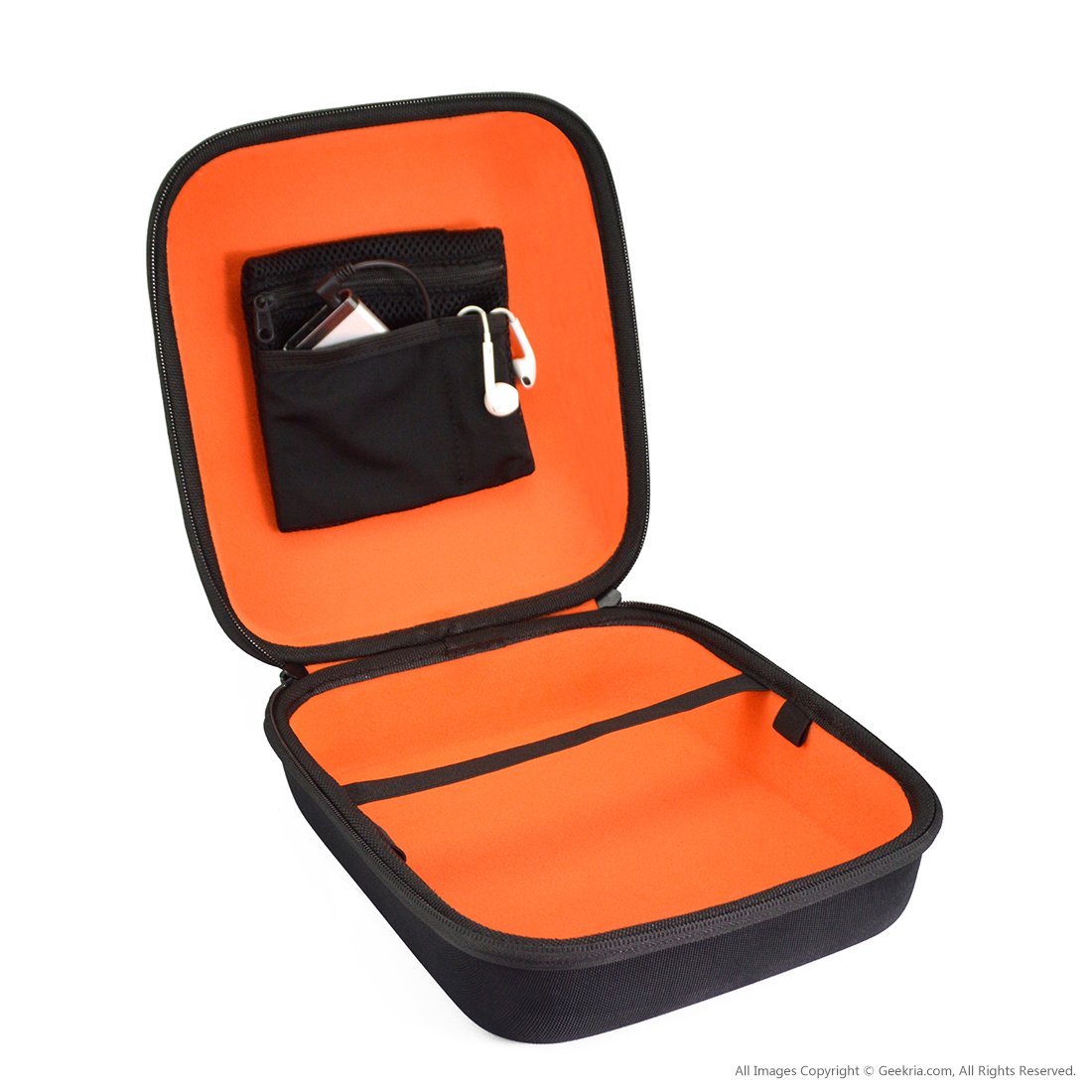 Geekria Shield Headphones Case Compatible with AKG K 240, K 92, K 712 Pro, K 702, K 701, N90Q, M220, K 553 and More, Replacement Hard Shell Travel