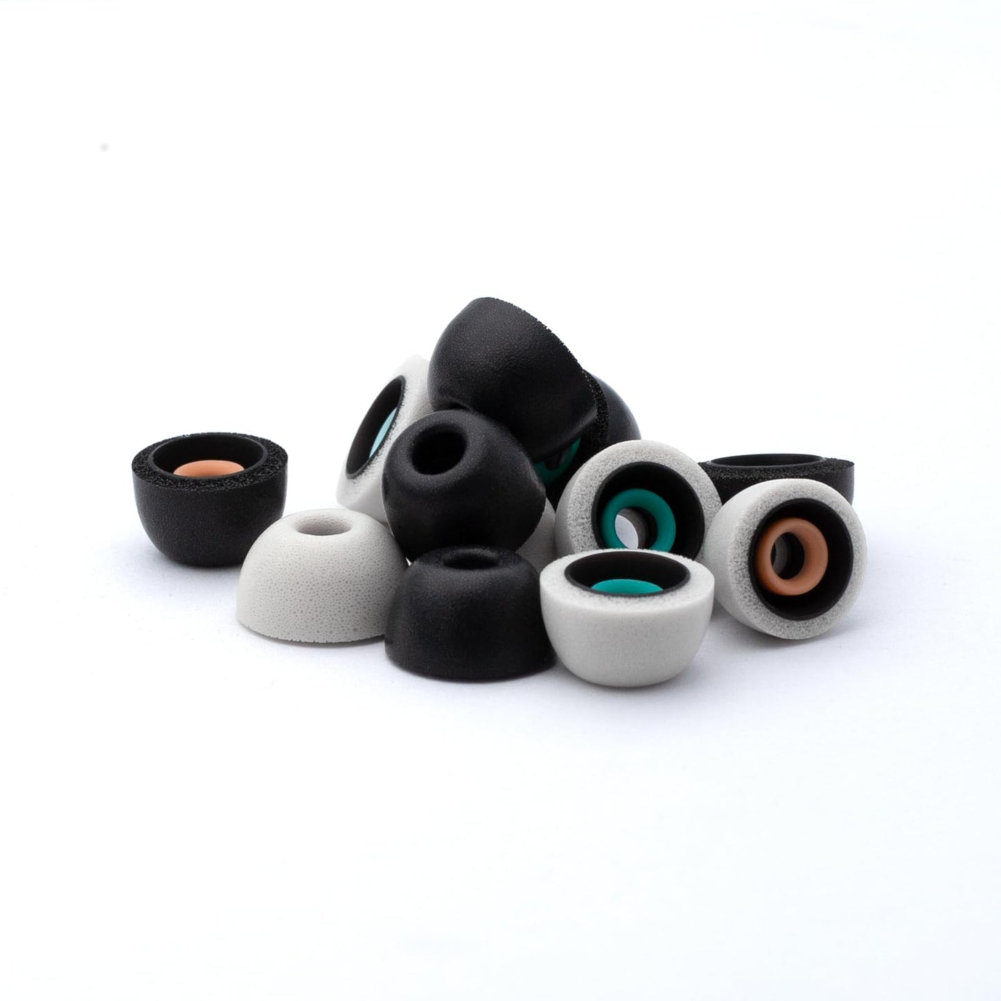 Klowcok Foam Ear Tips Replacement for JBL Endurance Peak4 / Peak3 / Peak II Earbuds, 3 Pairs (S/M/L) (Black)
