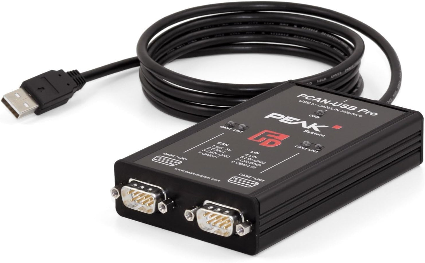 CAN USB PRO FD Adapter - 2 Channels: CAN & LIN (GC-CAN-USB- PRO-FD)