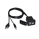 YONGJIANGXIA USB/Aux Extension Cable Compatible with Toyota Stereo Car Audio 70CM Long