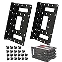 ECOPMAX 2.5" to 3.5" SSD HDD Mounting Bracket, Hard Drive Adapter Holder for Samsung Crucial WD Seagate Kingston 2.5 Inch SATA SSD & HDD