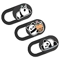 Webcam Cover, 0.02 inch Panda Laptop Camera Cover, Cute Accessories for Laptop PC iPhone iPad iMac MacBook Pro Air Computer Smartphone Tablet, Camera