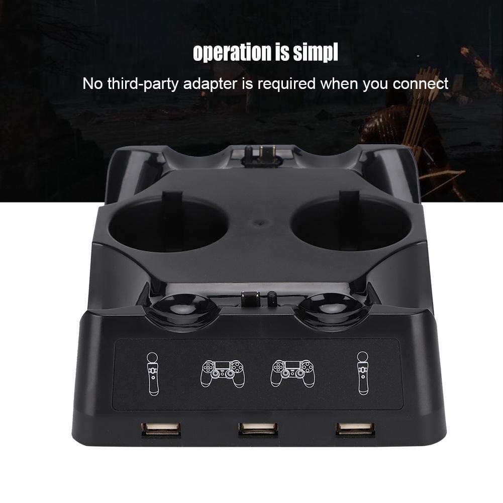 Charger Station,Tangxi Multi Functional 4 Charging Dock for/Move/VR Controller