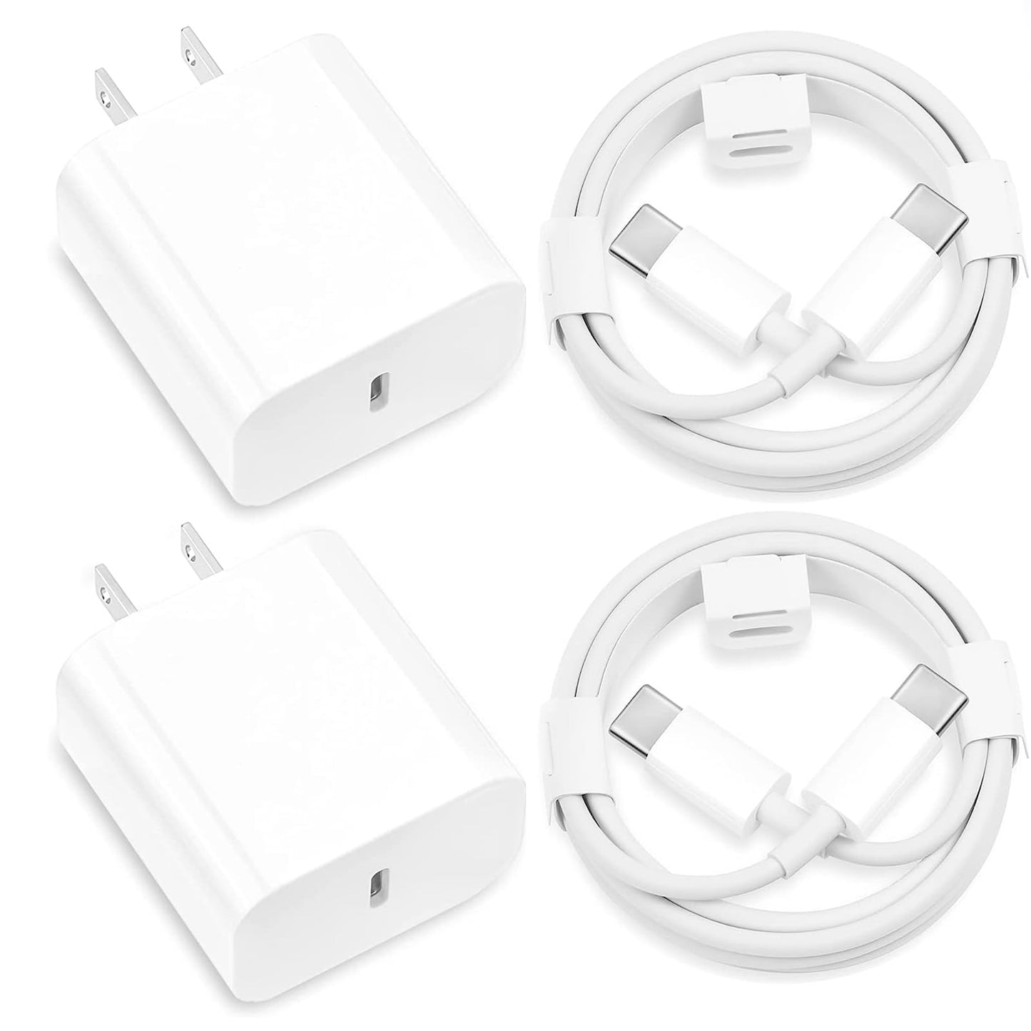 Pixel 8/7/6/5/4/3 Fast Charger, 2Pack 20W USB C Charging Block for Google Pixel 8/8 Pro/7/7 Pro/7a, 6a/6/Pro, 5/4/3/2/XL, Phone 15, Galaxy, Android