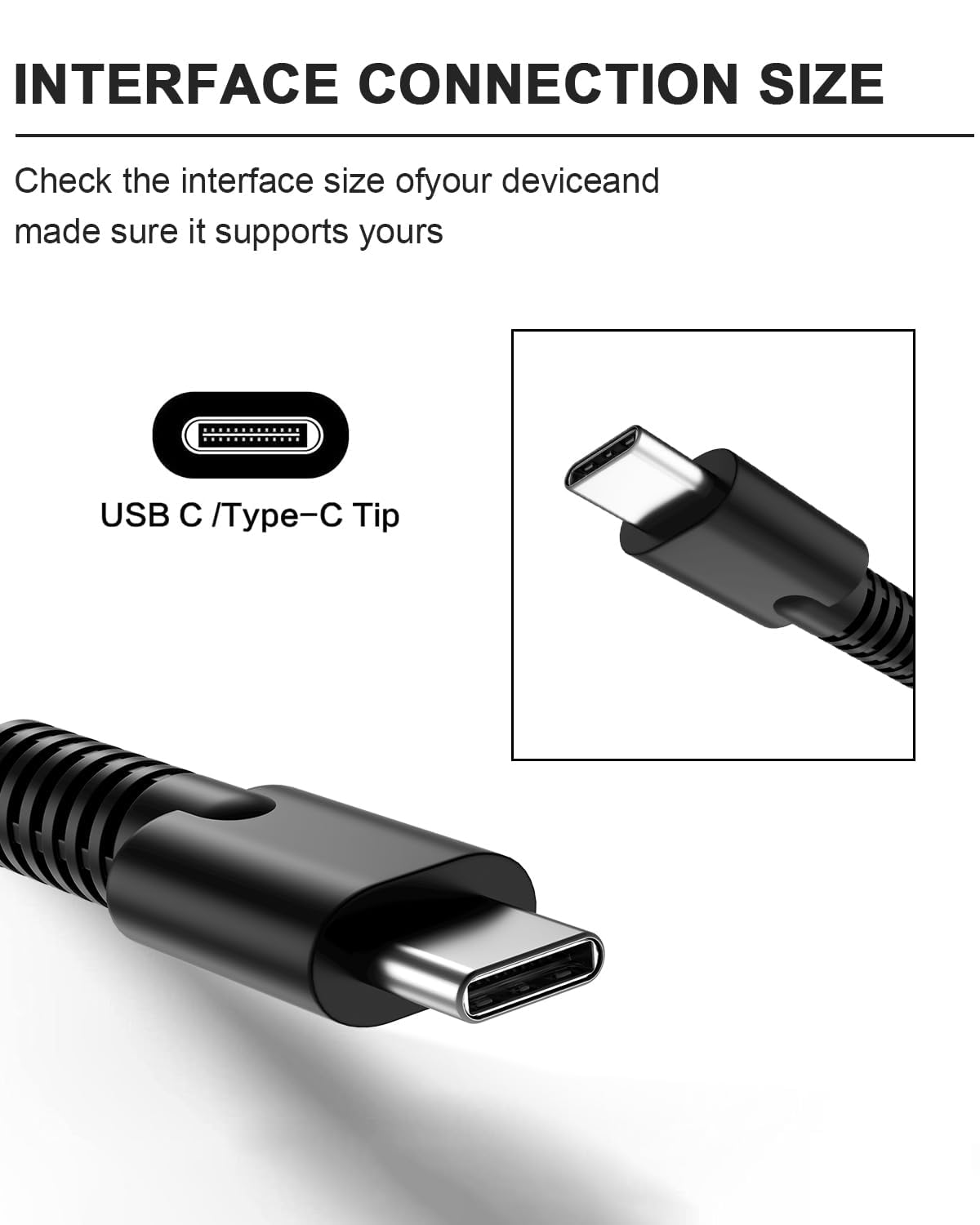 TSKYBEAR 65W Laptop Charger USB C Compatible with HP Spectre/Spectre x360/Chromebook/Google Chromebook/Elitebook x360/Elite X2/Envy/Probook Travel