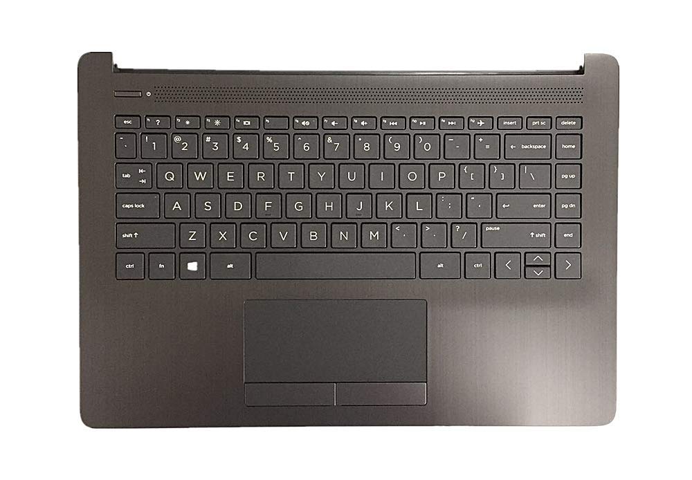 Replacement for HP 14-cm 14T-CM 14Z-CM 14-CK 14-ck 14-cm 14-dg 14q-cs 14q-cy Laptop Upper Case Palmrest Keyboard Assembly Part L23241-001 L23491-001