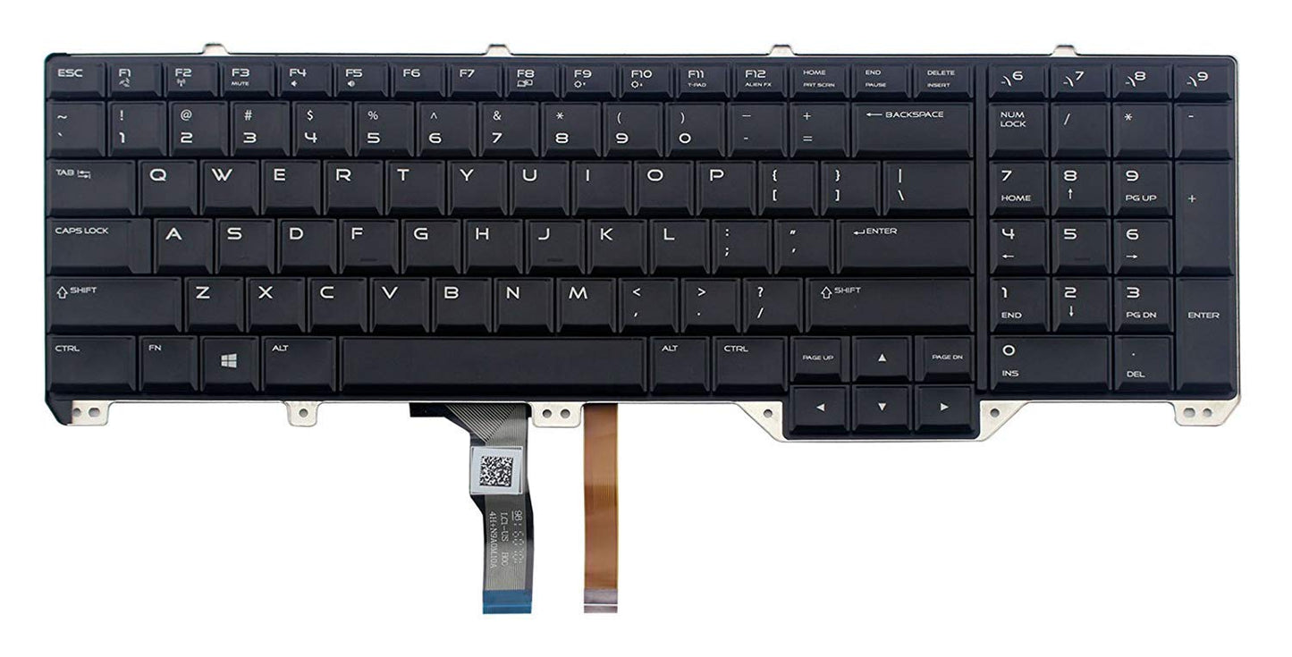 Original New for Dell Alienware 17 R2 R3 US Layout RGB Backlit Laptop Keyboard