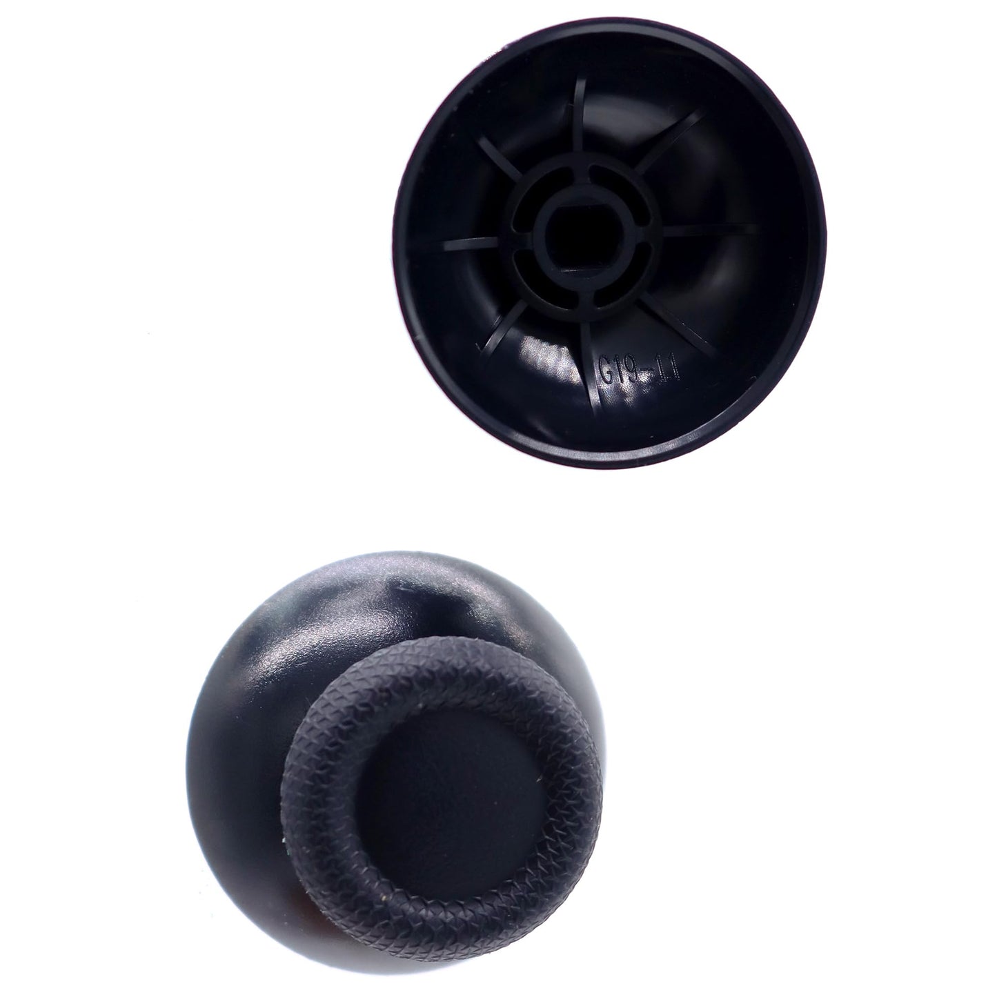 Deal4GO 2-Pack Thumbsticks Concave Rubber Analog Z-Sticks Replacement for PS5 & PS4 Controller Grips Sticks (Black)