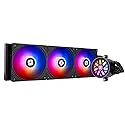 Thermalrlght Aqua Elite 360 V6 ARGB Black AIO CPU Cooler, ARGB PWM Cooler Fans with 2000RPM, for Intel Lga1150/1151/1155/1156/1200/2011/1700/1851