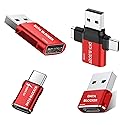 BUISAMG Data Blocker, 4-in-1 Universal Data Blocker Protection from Illegal Downloading, Hacking Proof 100% Guaranteed, USB C Data Blocker for iPhone