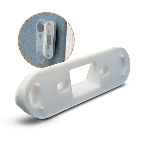 SplashNColor Video Doorbell Wedge Angle Mount Bracket Compatible with SimpliSafe - Durable Simplisafe Doorbell Mount for 30 Degree Adjustable Viewing