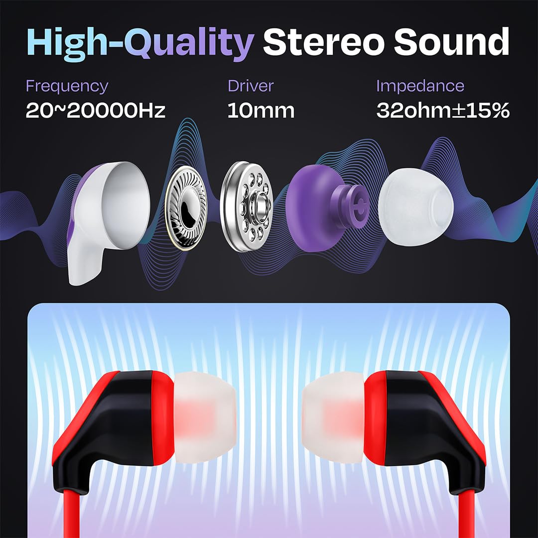 50 Pack Bulk USB C Headphones with Mic, Type C Wired Earbuds Noise Cancelling Earphones Compatible with iPhone 16/15 Pro Max Plus, iPad Pro, Galaxy…