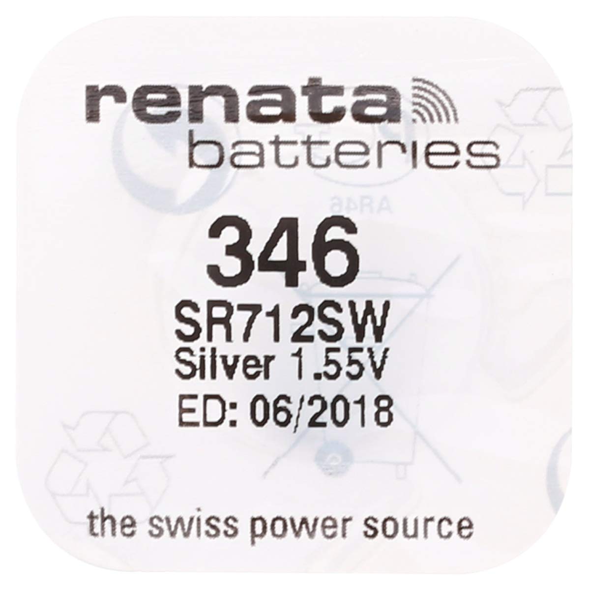 Renata- 346 Watch Battery 335 (sr712sw)