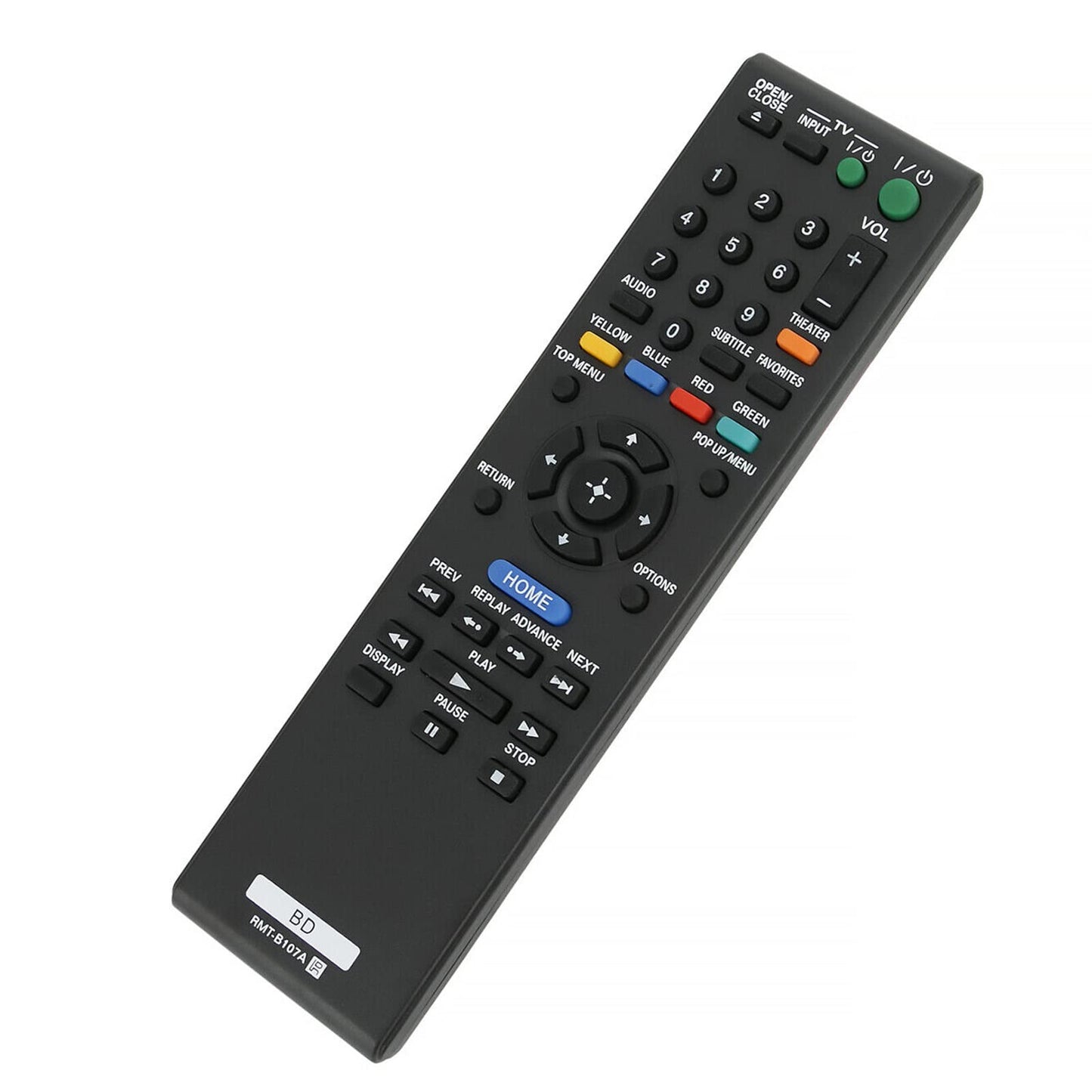 RMT-B107A Replacement Remote Control Fit for Sony Blu-Ray Disc DVD Player BDP-BX37 BDP-BX57 BDP-S270 BDP-S373 45CS BDP-S1700ES BDP-S770 BDP-S480