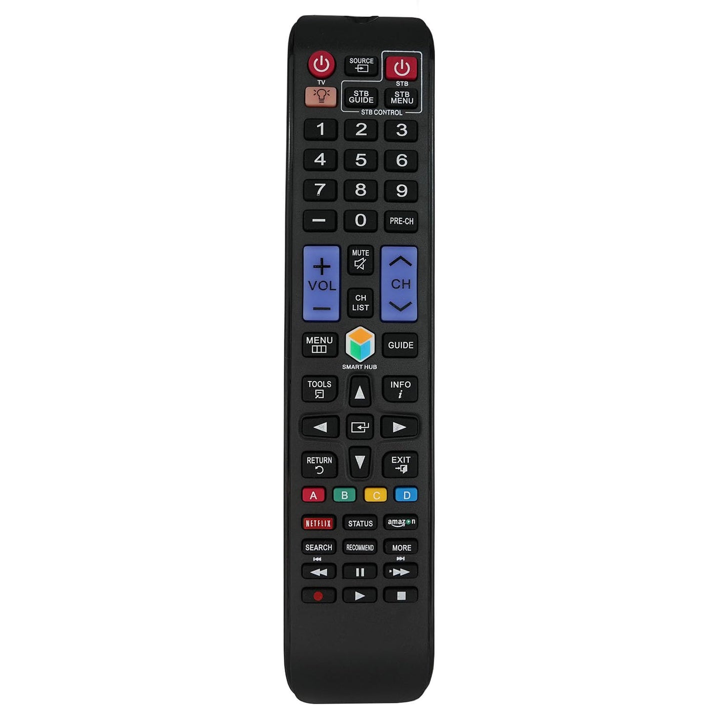 Replacement Remote Control for Samsung UN65F900AFXZA UN48JU650DF UN50JU650DF UN60JU7100F UN65JU7100F 3D Smart 4K UHD LED HDTV TV