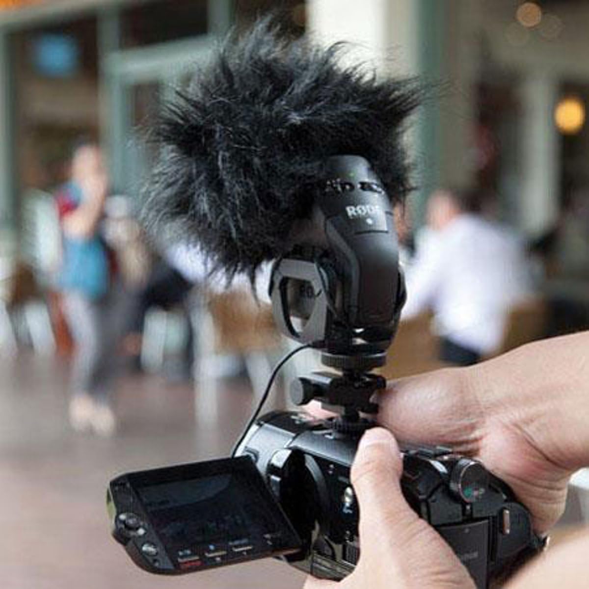 Rode Deadkitten Artificial Fur Microphone Wind Shield for NT4, Stereo VideoMic, and i-XY Microphones,Gray