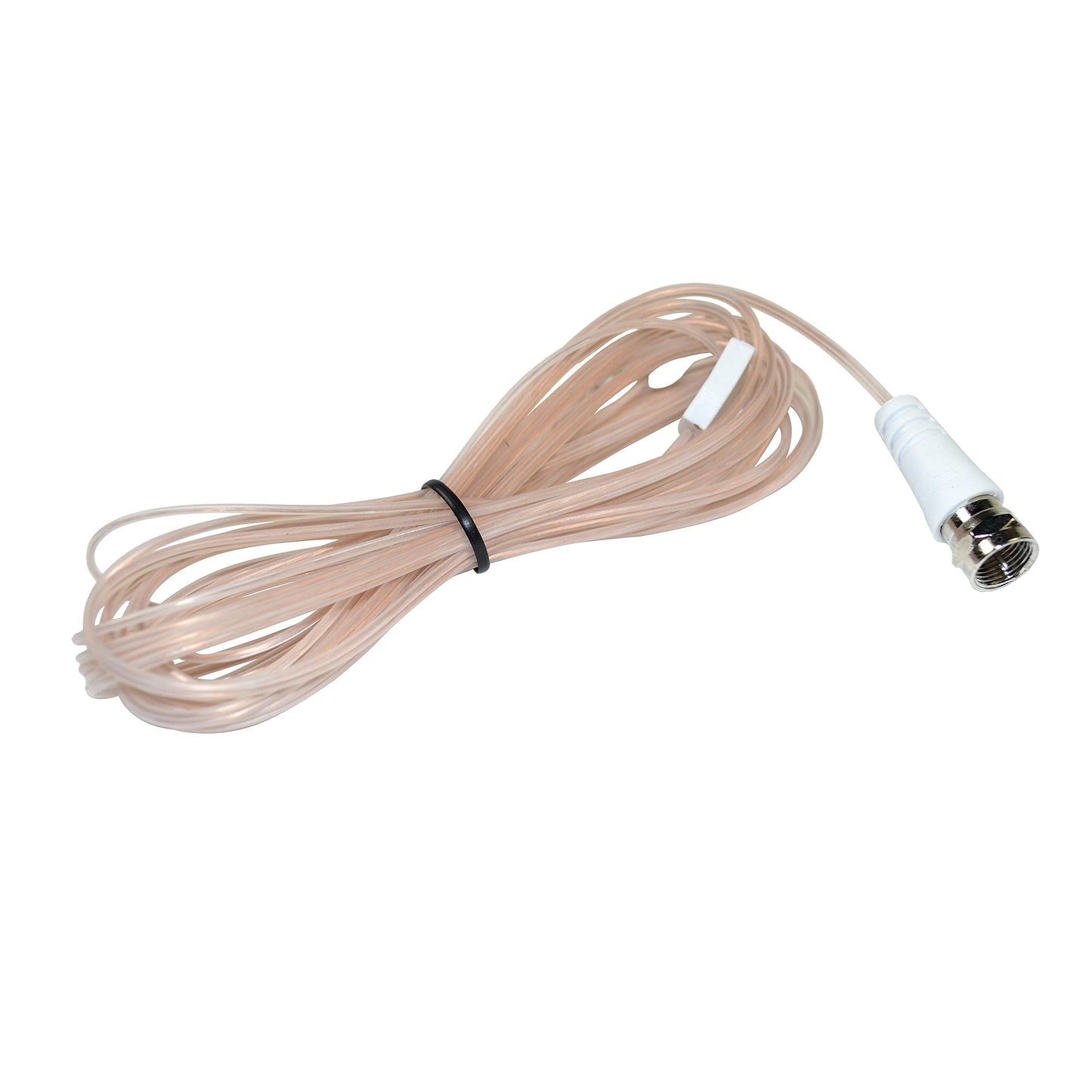 HQRP FM Antenna F-Type Connector Compatible with Sangean WR-11SE AM/FM Table Top Radio