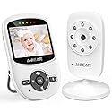 ANMEATE Video Baby Monitor with Digital Camera, Digital 2.4Ghz Wireless Video Monitor with Temperature Monitor, 960ft Transmission Range, 2-Way Talk