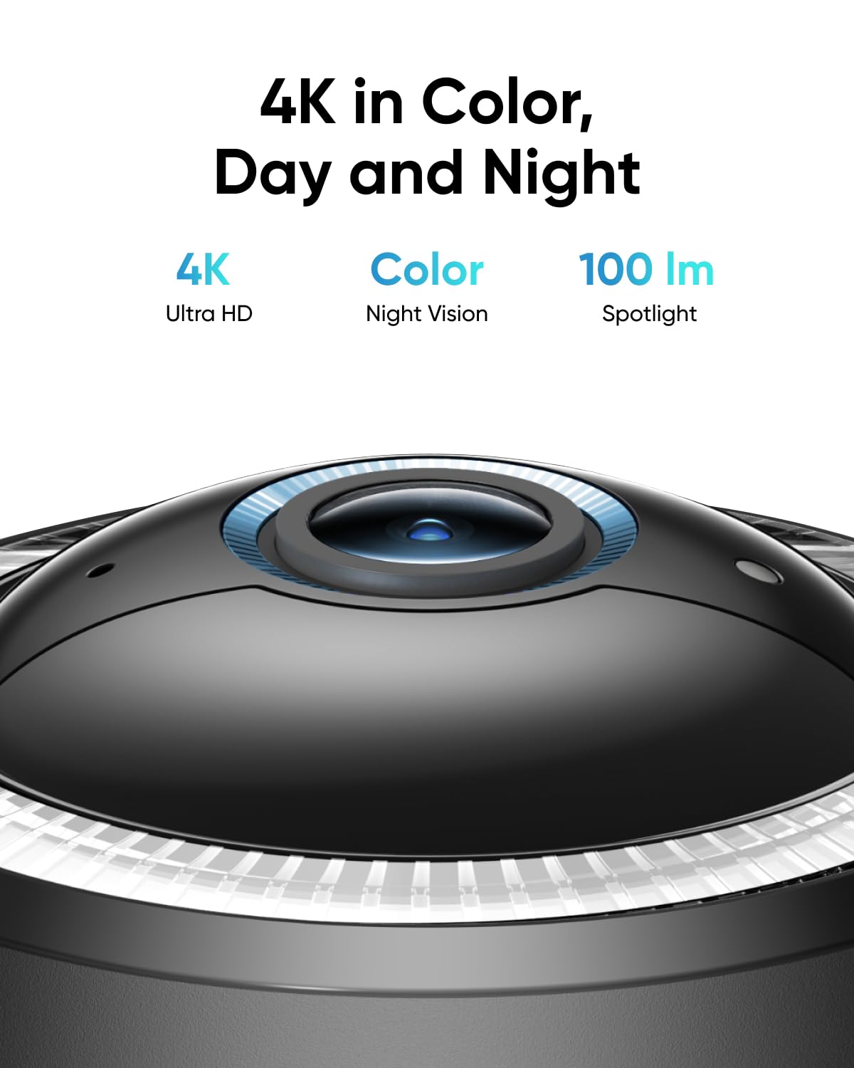 eufy Security 4G LTE Cam S330, 4K Cellular Wireless Security Camera, Pan and Tilt, Solar Powered, AI Human/Vehicle Tracking, with SIM Card and 32GB SD