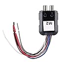 High to Low for Audio Converter, Fydun Car Stereo Subwoofer 2 Channel High to Low for Audio Converter with Power Amplifier Control Wire