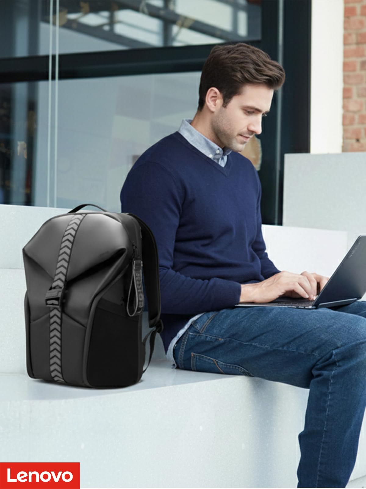 Lenovo Legion Gaming Laptop Backpack GB700 - Extra Large, Fits Up to 16-Inch Computer - Anti-Theft Lock, Damage Protection, Water-Resistant Travel Bag