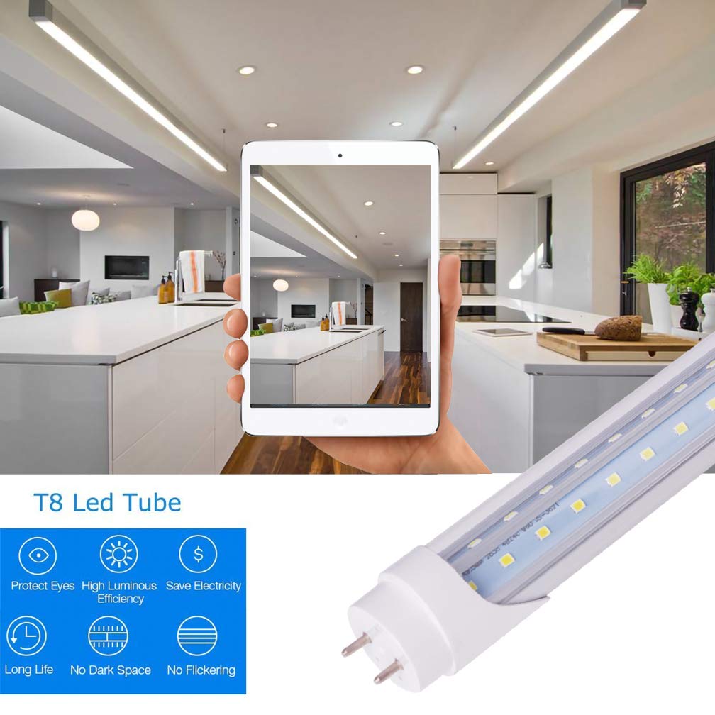 signmark 12 Pack 4FT 40W T8 LED Tube Light Bulb G13 Base 6000K Daylight White Ballast Bypass 4 Foot Garage Warehouse Shop Light Replacement for T10