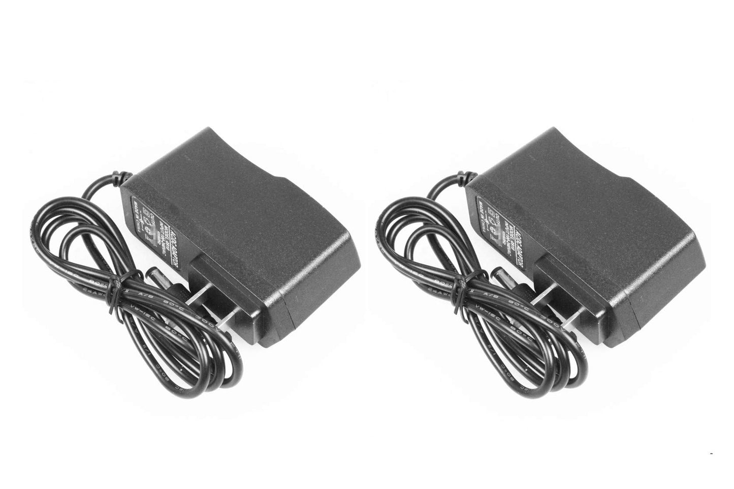NOYITO 3V 1A Power Adapter AC110V 100-240V to DC 3.0V 1000mA 3.0W Power Supply Black Cable Length 4.5ft (Pack of 2)