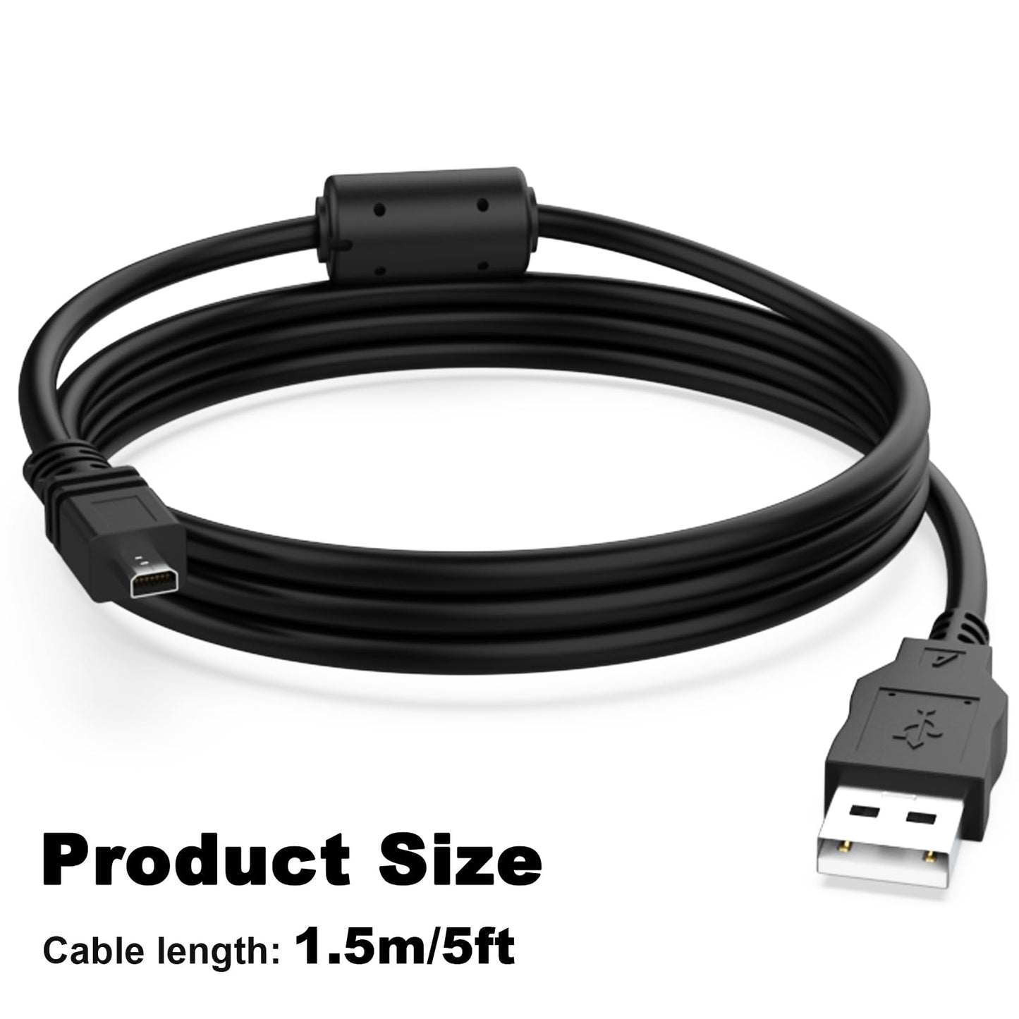 Replacement UC E6 Camera USB Cable Photo Transfer Cord for Nikon D7200, D7100, D5200, D3300, D3200, D750, for Nikon Coolpix S9500 S9400 S9300 S9200