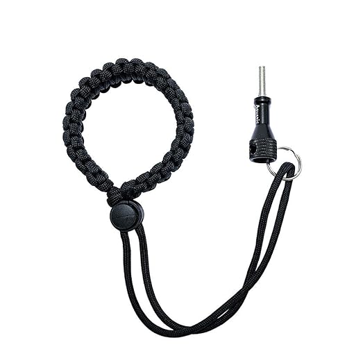 Rigrig Aluminum Alloy Thumbscrew with Waterproof Action Camera Wrist Strap for GoPro Hero, DJI Osmo Action, Insta360
