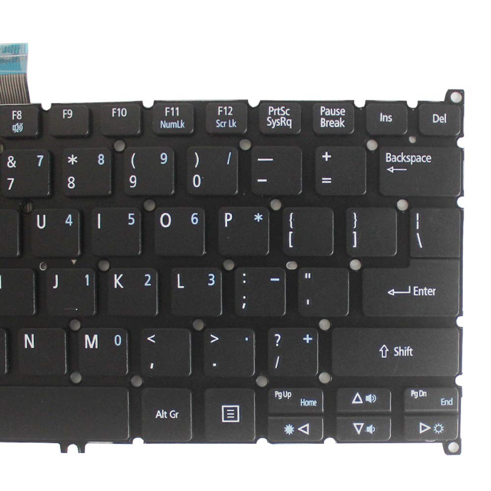 YUHUAI Laptop Replacement Keyboard Fit Acer Aspire V5-122 V5-122P V5-132P V3-371 US Layout