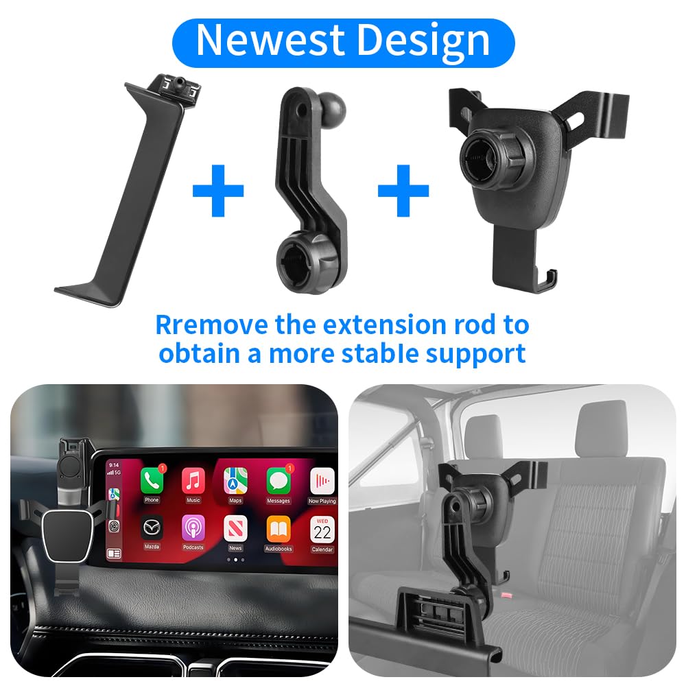 LUNQIN Car Phone Holder for Mazda CX-5 2021 2022 2023 2024 2025?10.25-inch Screen? Auto Accessories Navigation Bracket Interior Screen Decoration Dash