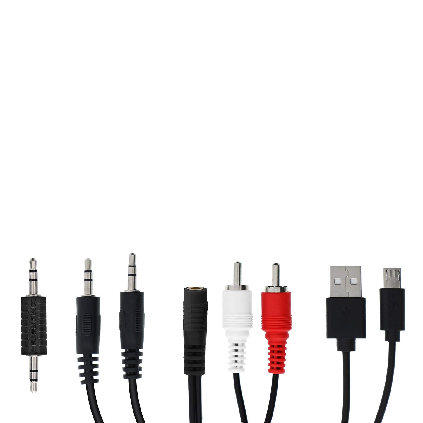 Monacor Audio Receiver Set, Black (MBA9-1009-BLK)