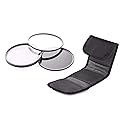 D-LUX 6 High Grade Multi-Coated, Multi-Threaded, 3 Piece Lens Filter Kit + Filter Adapter