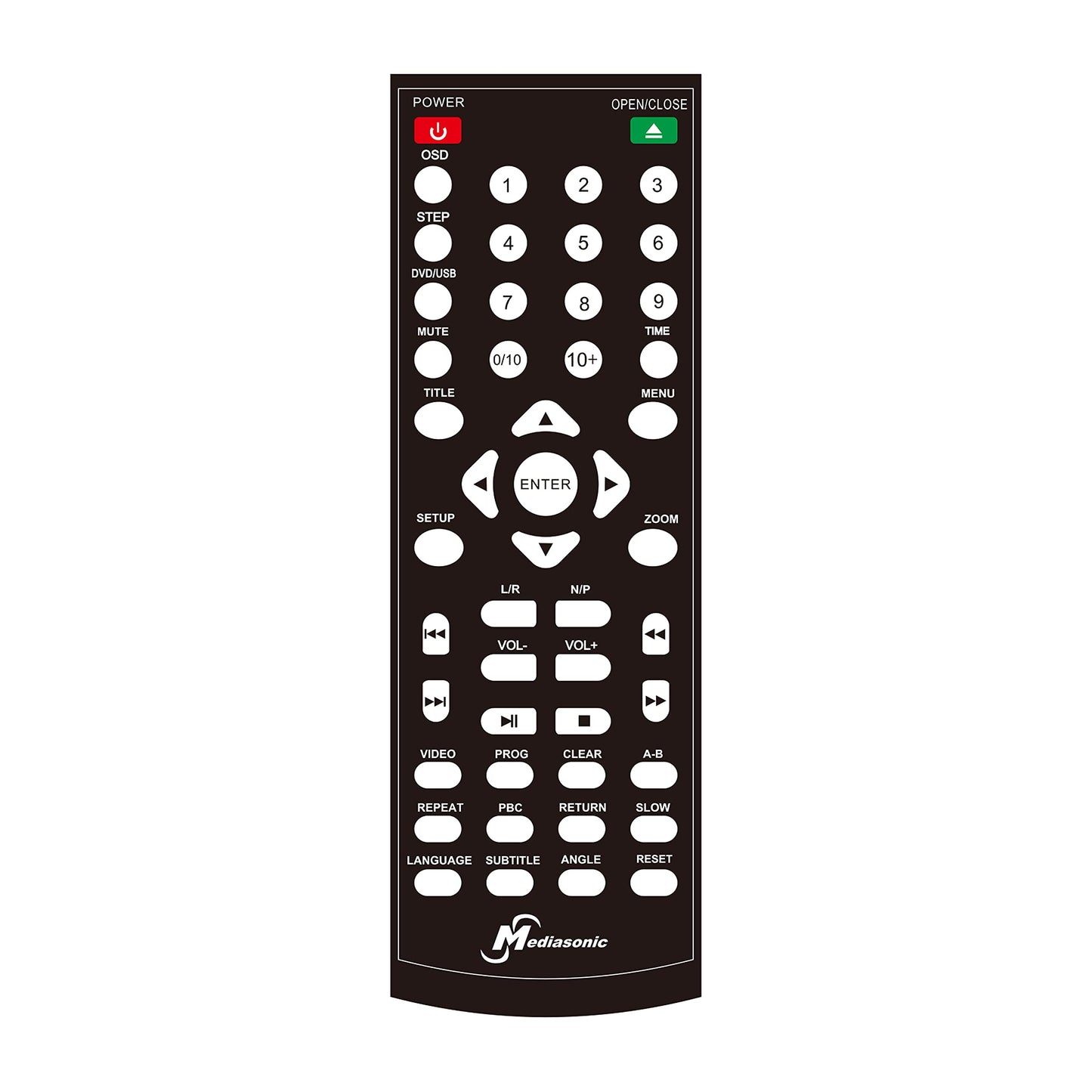 Mediasonic Remote Control for HW210AX DVD Player